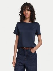 Weekend Max Mara Bluzka Gilbert 2625946041 Granatowy Regular Fit. Niebieskie bluzki Weekend Max Mara, xl, bez wzorów, z syntetyku, bez kołnierzyka, bez ramiączek. Za 474.99 zł.