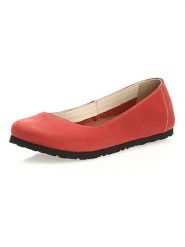 Comfortfusse Skórzane baleriny w kolorze czerwonym rozmiar: 41. Czerwone baleriny Comfortfüße, bez wzorów, bez obcasa. Za 237.73 zł.