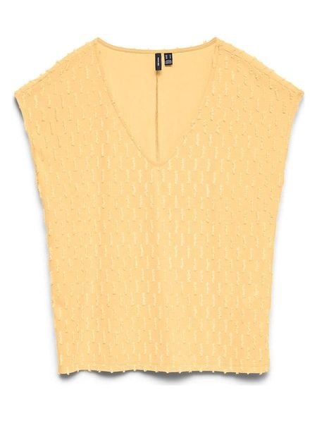 Vero Moda Bluzka w kolorze żółtym rozmiar: S. Żółte bluzki Vero Moda, s, bez wzorów, bez kołnierzyka, bez ramiączek. Za 62.03 zł.