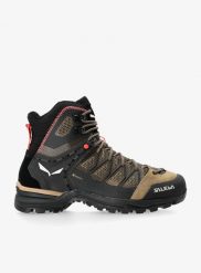 Buty trekkingowe damskie Salewa Mountain Trainer Lite Mid GTX. Brązowe trekkingi Salewa, z gore-texu, trekkingowe. Za 818.05 zł.
