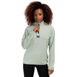 Damska bluza z cienkiego polaru Sporty zimowe Siroko Cascade-W. Zielone bluzy SIROKO, na zimę, bez wzorów, z polaru, bez kaptura. W wyprzedaży za 226.35 zł.