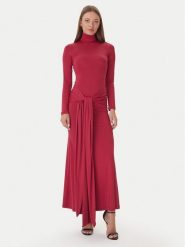 Bardot Sukienka wieczorowa Alix 59467DB Bordowy Regular Fit. Czerwone sukienki Bardot, bez wzorów, z syntetyku, wizytowe, bez kołnierzyka, bez ramiączek. Za 549.99 zł.