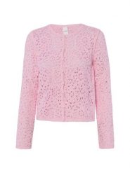 Y.A.S Kardigan - YASAnna Lena Kobiety Bawełna różowy, S. Czerwone kardigany Y.A.S., s, bez wzorów, z bawełny. Za 229.95 zł.