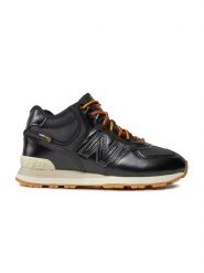 New Balance Skórzane sneakersy "U574" w kolorze czarnym rozmiar: 37,5. Czarne trampki New Balance, bez wzorów, z materiału, bez zapięcia. Za 473.45 zł.