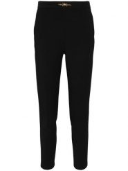 Elisabetta Franchi Spodnie materiałowe PA-027-41E2-V280 Czarny Regular Fit. Czarne spodnie materiałowe Elisabetta Franchi, bez wzorów, z materiału. Za 829.99 zł.