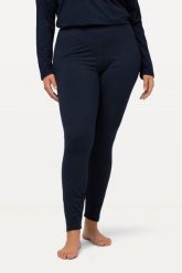 Damskie Narciarskie legginsy funkcyjne szybkoschnące bardzo ciepłe. Czerwone legginsy Ulla Popken, plus size, bez wzorów, z elastanu. Za 199.99 zł.