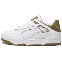 Adidasy Puma Slipstream, Dla obu płci. Białe obuwie sportowe Puma, z syntetyku, bez zapięcia. Za 390.00 zł.