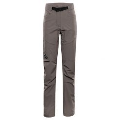 Spodnie damskie trekkingowe softshellowe Alpine Pro Akana 3. Brązowe spodnie narciarskie Alpine Pro, l, bez wzorów, z elastanu, trekkingowe. Za 389.00 zł.