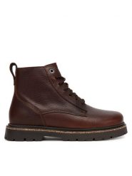 Birkenstock Trapery Highwood Lace Mid 1030784 Brązowy. Brązowe trapery i śniegowce Birkenstock, ze skóry. Za 899.99 zł.