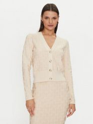 Marciano Guess Kardigan 4YGR37 5718Z Beżowy Regular Fit. Brązowe kardigany Marciano Guess, xs, z aplikacjami, z wiskozy. Za 759.99 zł.