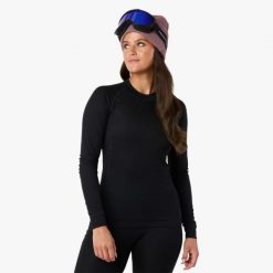 Zestaw bielizny termoaktywnej Narciarstwo damska Swedemount Nordic Active. Czarne bielizna sportowa SWEDEMOUNT, bez wzorów. W wyprzedaży za 224.99 zł.