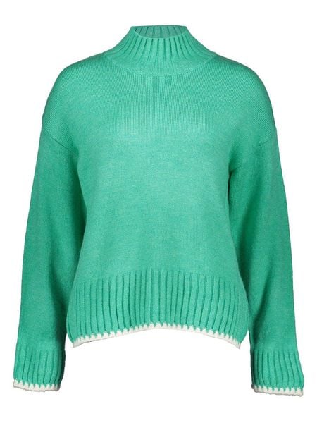 More & More Sweter w kolorze turkusowym rozmiar: 38. Niebieskie swetry More & More, bez wzorów, bez ramiączek. Za 164.95 zł.