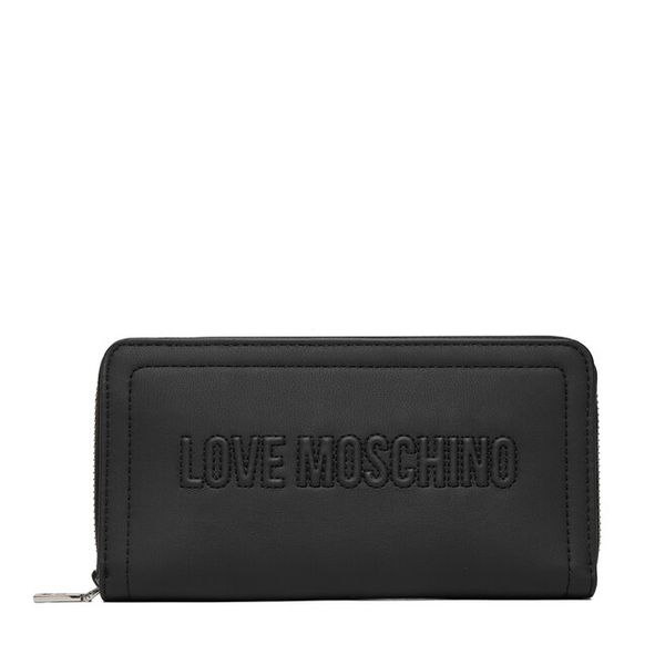 Portfel LOVE MOSCHINO. Czarne portfele Love Moschino, bez wzorów. Za 292.99 zł.