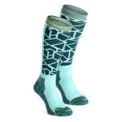 Skarpety skiturowe damskie Ortovox Ski Tour Comp Long Socks. Zielone skarpety ORTOVOX, bez wzorów. Za 173.99 zł.