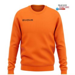 Bluza piłkarska dla dorosłych Givova Maglia One pomarańczowa. Brązowe bluzy Givova, m, bez wzorów, bez kaptura. Za 78.97 zł.