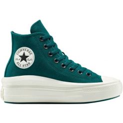 Buty sportowe Converse Chuck Taylor As Move. Niebieskie obuwie sportowe Converse, z zamszu, bez zapięcia, na fitness i siłownię. Za 690.00 zł.