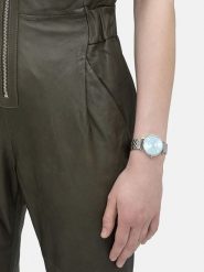 Liebeskind Zegarek kwarcowy w kolorze srebrno-błękitnym rozmiar: onesize. Szare, analogowe zegarki Liebeskind, ze stali. Za 260.99 zł.