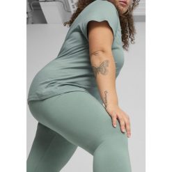 Legginsy damskie z logo No. 1 ESS PUMA Green Moon. Szare legginsy Puma, l, bez wzorów, z gumy. W wyprzedaży za 94.00 zł.