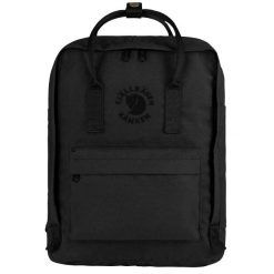 Plecak sportowo-miejski Re-Kanken 16l. Czarne plecaki Fjällräven, bez wzorów. Za 450.99 zł.