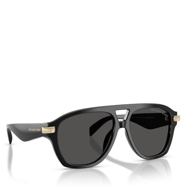 Okulary przeciwsłoneczne Michael Kors. Czarne okulary przeciwsłoneczne Michael Kors, bez wzorów. Za 684.99 zł.