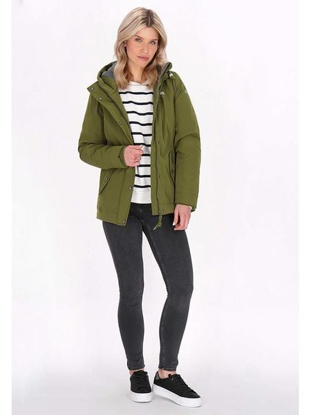 Schmuddelwedda Parka w kolorze oliwkowym rozmiar: S. Zielone parki Schmuddelwedda, s, bez kaptura. Za 376.95 zł.