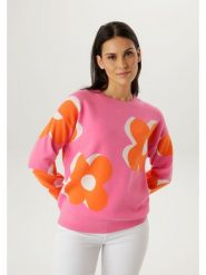 Aniston Sweter w kolorze różowo-pomarańczowym rozmiar: 42. Różowe swetry Aniston, bez wzorów, bez ramiączek. Za 173.99 zł.