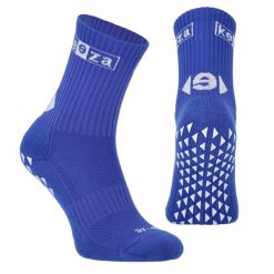 Skarpety antypoślizgowe unisex KEEZA PRO. Niebieskie skarpety KEEZA, bez wzorów. Za 36.99 zł.