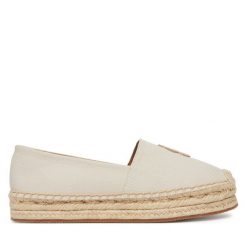 Espadryle BOSS. Brązowe espadryle Boss, bez wzorów, bez obcasa, bez zapięcia. Za 629.99 zł.
