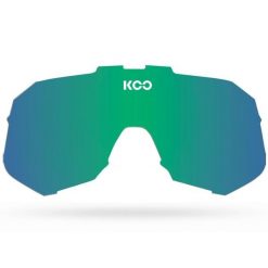 Okulary przeciwsłoneczne KOO Demos. Zielone okulary przeciwsłoneczne KOO, bez wzorów, sportowe. Za 352.50 zł.
