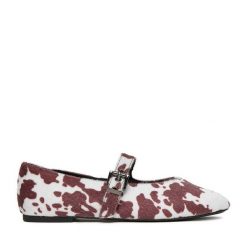 Baleriny JENNY. Brązowe baleriny Jenny, bez wzorów, bez obcasa. Za 119.99 zł.