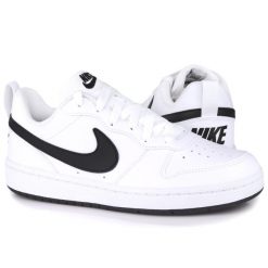 Damskie buty sportowe Nike COURT BOROUGH LOW RECRAFT. Białe obuwie sportowe Nike, bez zapięcia, trekkingowe, Nike Court. Za 296.99 zł.