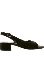 Högl Skórzane sandały w kolorze czarnym rozmiar: 35. Czarne sandały Högl, bez wzorów, z otwartym noskiem, bez obcasa, na koturnie, bez zapięcia. Za 192.79 zł.