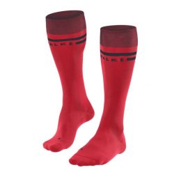 Podkolanówki damskie Falke SK7 Race. Czerwone skarpety Falke, bez wzorów, z elastanu. Za 179.00 zł.