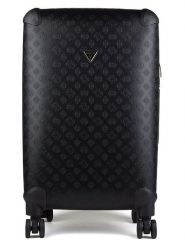 Guess Walizka w kolorze czarnym - 39 x 64 x 28 cm rozmiar: onesize. Czarne walizki Guess, z aplikacjami. Za 770.51 zł.