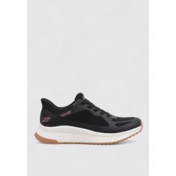 Kapcie SKECHERS BOBS SQUAD 4 STAPLE LOOK Czarny. Czarne obuwie domowe Skechers, bez wzorów, z syntetyku, bez zapięcia. Za 361.48 zł.