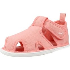 Sandały BLANDITOS BETTABD Rose. Czerwone sandały BLANDITOS BY CRIO'S, bez wzorów, z tkaniny, bez obcasa, bez zapięcia. Za 134.99 zł.