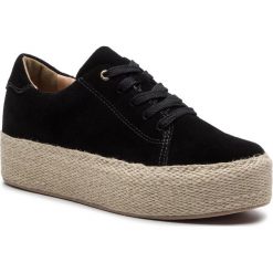 Espadryle KAZAR - Misty 38073-02-00 Black. Czarne espadryle Kazar, bez wzorów, ze skóry, bez obcasa, na koturnie, bez zapięcia. W wyprzedaży za 279.00 zł.