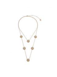 Guess Naszyjnik JUBN05 500JW Złoty. Żółte kolczyki Guess, metalowe. Za 709.99 zł.