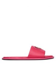 LOVE MOSCHINO Klapki JA28232G0OJO0604 Różowy. Czerwone klapki Love Moschino, bez wzorów, z materiału, bez obcasa. Za 799.99 zł.