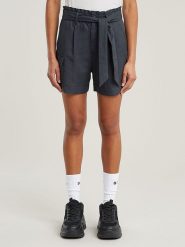 G-Star Szorty w kolorze antracytowym rozmiar: W25. Czarne szorty G-Star, bez wzorów, z lyocellu, retro, z podwyższonym stanem. Za 274.95 zł.
