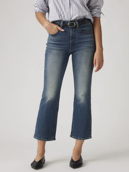 Levi's Dżinsy - Bootcut fit - w kolorze niebieskim rozmiar: W27/L29. Niebieskie jeansy Levi's®, l, z aplikacjami. Za 244.95 zł.