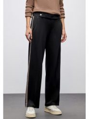 Cecil Spodnie w kolorze czarnym rozmiar: W44/L30. Czarne spodnie materiałowe Cecil, l, bez wzorów, z materiału, z podwyższonym stanem. Za 198.10 zł.