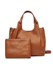 Gianni Chiarini Torebka Dua BS 9719 RNGDBL Brązowy. Brązowe torebki klasyczne Gianni Chiarini, bez wzorów, ze skóry, bez dodatków. Za 829.99 zł.