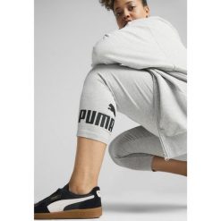Damskie legginsy 3/4 z małym logo No. 1 ESS PUMA Light Gray Heather. Szare legginsy Puma, l, bez wzorów, z gumy. W wyprzedaży za 94.00 zł.