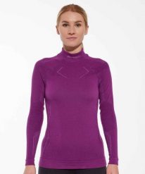 Bluza damska wełniana Brubeck EXTREME MERINO. Czerwone bluzy Brubeck, l, bez wzorów, z dzianiny, bez kaptura. Za 329.00 zł.