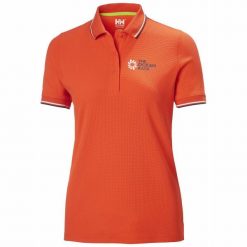 Damska koszulka polo Helly Hansen the ocean race. Czerwone koszulki polo Helly Hansen, l, bez wzorów, bez kołnierzyka, bez ramiączek. Za 319.00 zł.