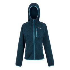 Bluza Polarowa Damska Z Kapturem Newhill. Niebieskie bluzy Regatta, na zimę, bez wzorów, z polaru, z kapturem. Za 127.99 zł.