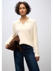 Cecil Sweter w kolorze kremowym rozmiar: 40. Brązowe swetry Cecil, bez wzorów, bez ramiączek. Za 122.38 zł.