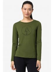 Super.natural Koszulka "Bubble Tree" w kolorze zielonym rozmiar: XS. Zielone bluzki super.natural, xs, bez wzorów, z wełny, bez kołnierzyka, bez ramiączek. Za 152.99 zł.