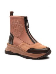 Hispanitas Botki Alaska-IB HI233099 Brązowy. Brązowe botki Hispanitas, bez wzorów, ze skóry, bez obcasa, na płaskiej podeszwie, bez zapięcia. Za 599.99 zł.